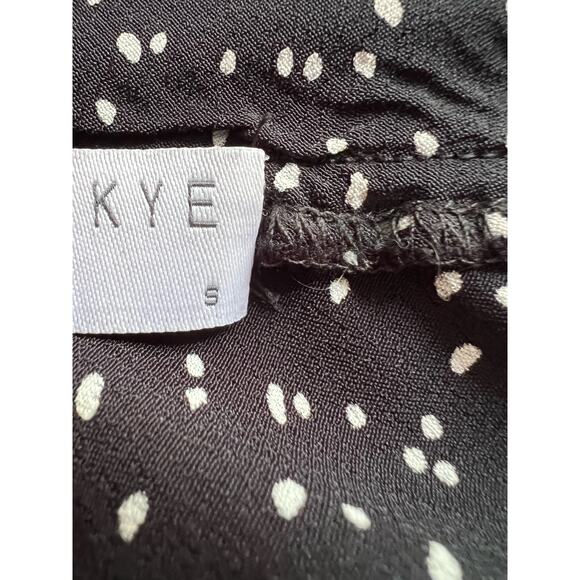 Flynn Skye Women's Polka Dot Pull-On Maxi Skirt Black/White Rayon Size S - Picture 9 of 9